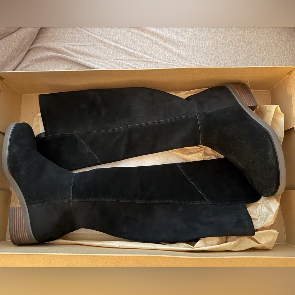 Elegant Black Knee-High Women's Boots